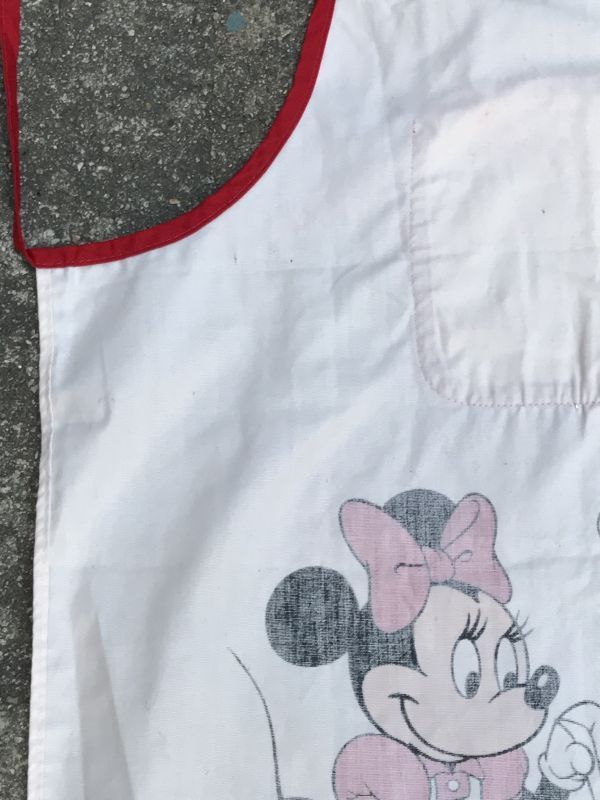 Disney Mickey & Minnie Mouse Kitchen Apron ミッキーマウス ミニー