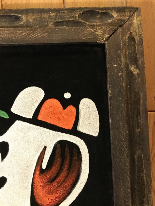 Snoopy Peanuts Baseball Velvet Painting Art Wall Hanging