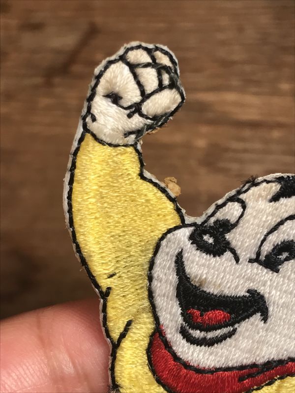 Mighty Mouse Patch マイティマウス ビンテージ ワッペン パッチ - STIMPY(Vintage Collectible  Toys）スティンピー(ビンテージ コレクタブル トイズ）