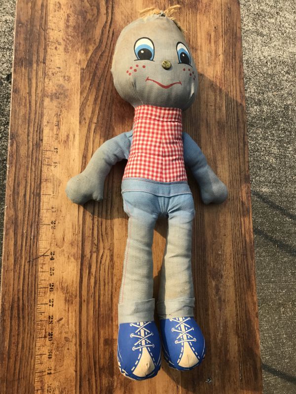 Levi's Big Denim Rug Doll リーバイス ビンテージ ラグドール プラッシュドール 70年代 - STIMPY(Vintage  Collectible Toys）スティンピー(ビンテージ コレクタブル トイズ）