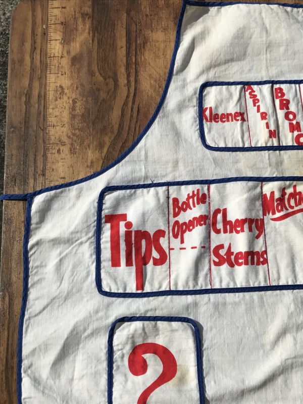 Salesman Tool Comic Joke Apron ジョーク ビンテージ エプロン