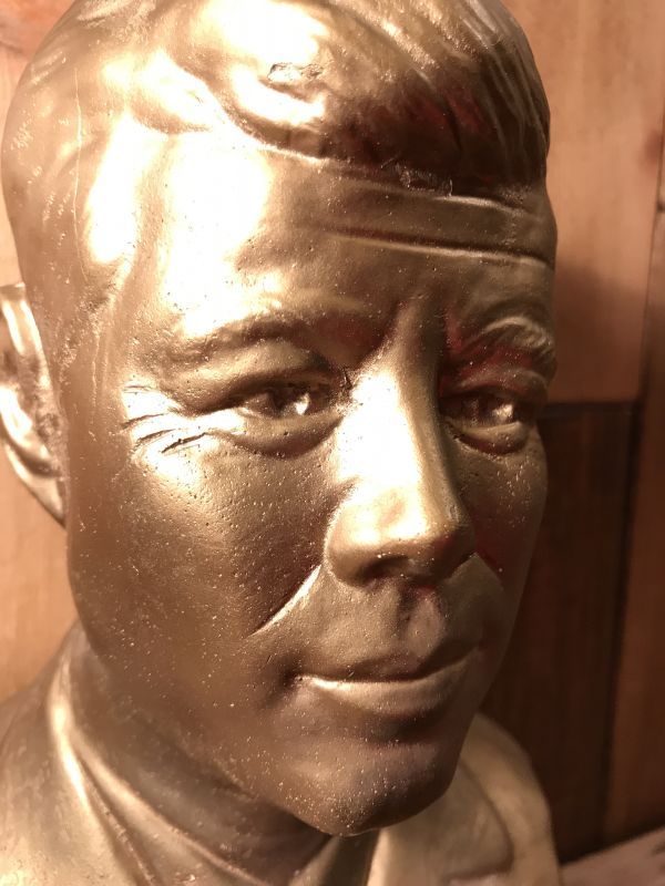 John F. Kennedy Paper Mash Figurine ケネディー ビンテージ ペーパー 