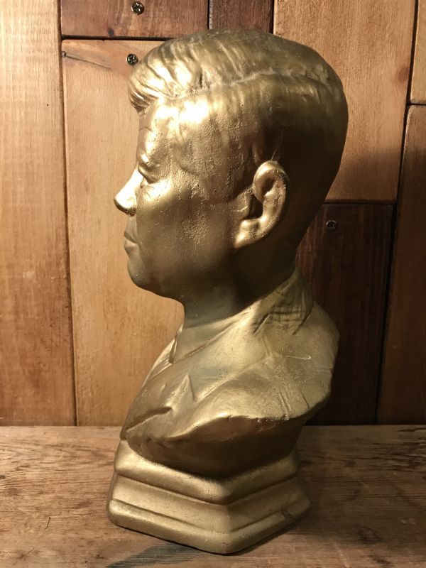 John F. Kennedy Paper Mash Figurine ケネディー ビンテージ ペーパー 