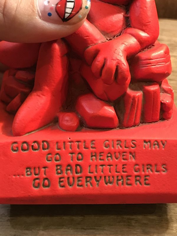 Red Devil Message Doll レッドデビル ビンテージ メッセージドール 70