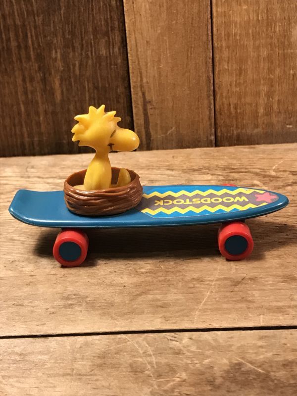Aviva Snoopy Woodstock Skateboard Figure スヌーピー ビンテージ