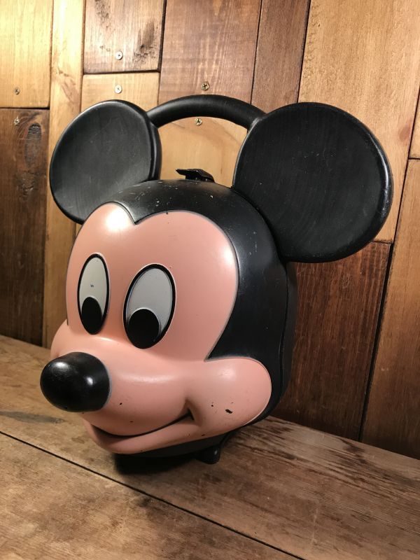 Disney Mickey Mouse Head Lunch box ミッキーマウス ビンテージ 