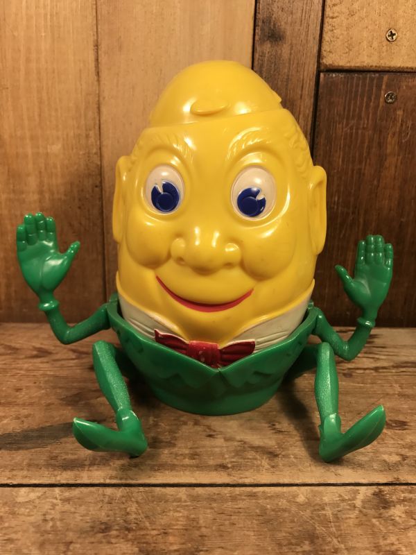 Humpty Dumpty Egg Hard Plastic Toy ハンプティダンプティ ビンテージ トイ ポテトヘッド 40 50年代 Stimpy Vintage Collectible Toys スティンピー ビンテージ コレクタブル トイズ