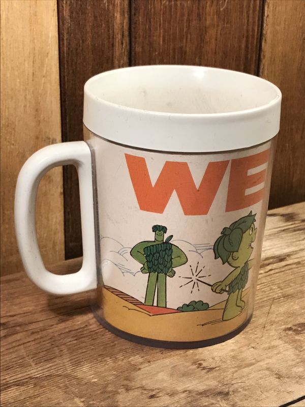 Green Giant Thermo Mug グリーンジャイアント ビンテージ サーモマグ アドバタイジング 企業キャラクター 70年代 Advertising Character 企業系キャラクター Food 食品 系 Stimpy Vintage Collectible Toys スティンピー ビンテージ コレクタブル トイズ