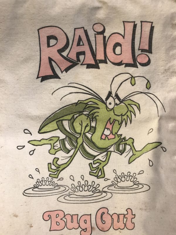 Raid Bug Beach Bag レイドバグ ビンテージ ビーチバッグ アドバタイジング 企業キャラクター 70年代 Stimpy Vintage Collectible Toys スティンピー ビンテージ コレクタブル トイズ