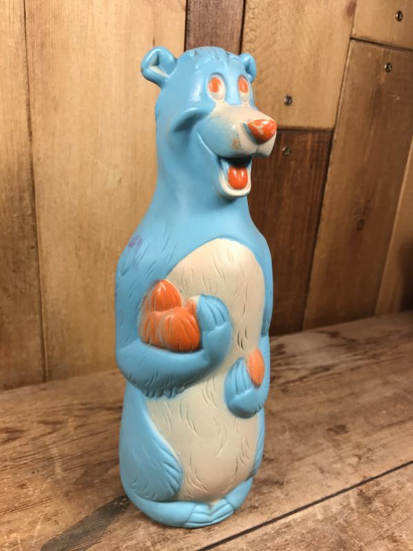 Disney Jungle Book Baloo Bear Rubber Soaky Cover ジャングルブック ビンテージ ソーキーカバー バルー ディズニー 60年代 Stimpy Vintage Collectible Toys スティンピー ビンテージ コレクタブル トイズ