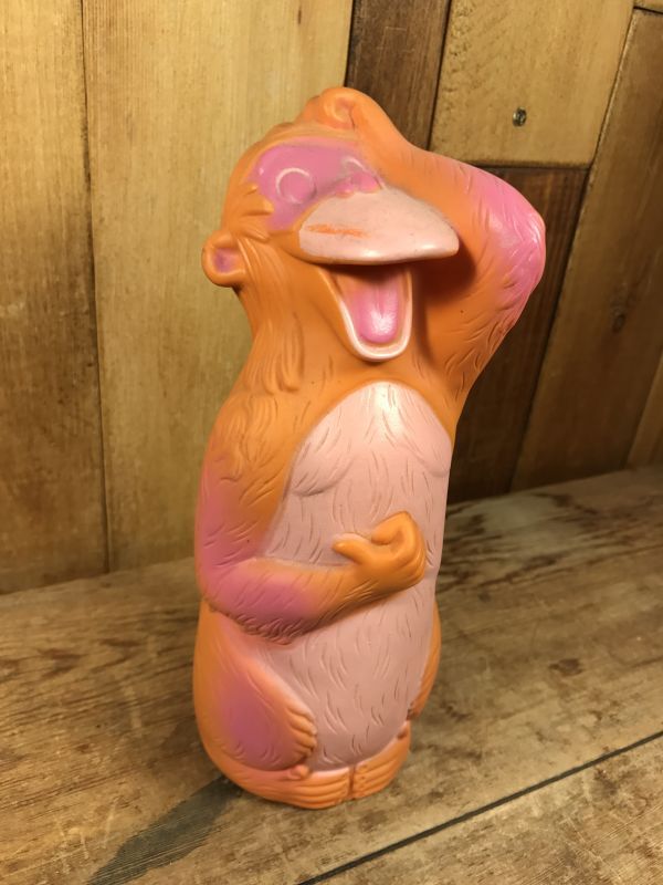 Disney Jungle Book King Louie Rubber Soaky Cover ジャングルブック ビンテージ ソーキーカバー キングルーイ ディズニー 60年代 Stimpy Vintage Collectible Toys スティンピー ビンテージ コレクタブル トイズ