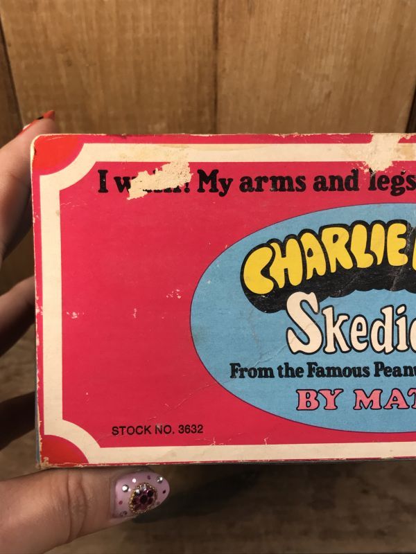 Mattel Skediddler Charlie Brown チャーリーブラウン ビンテージ トイ