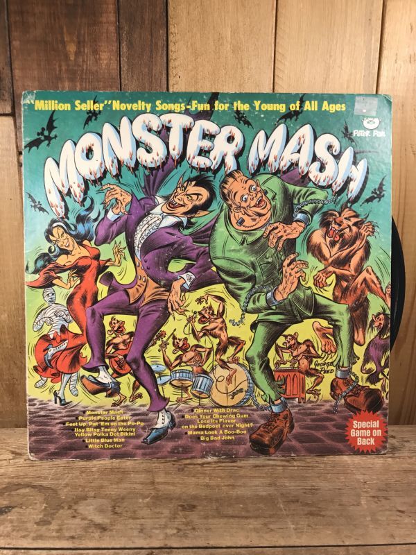 Monster Mash Lp Record モンスターマッシュ ビンテージ レコード ホラー 70年代 Stimpy Vintage Collectible Toys スティンピー ビンテージ コレクタブル トイズ
