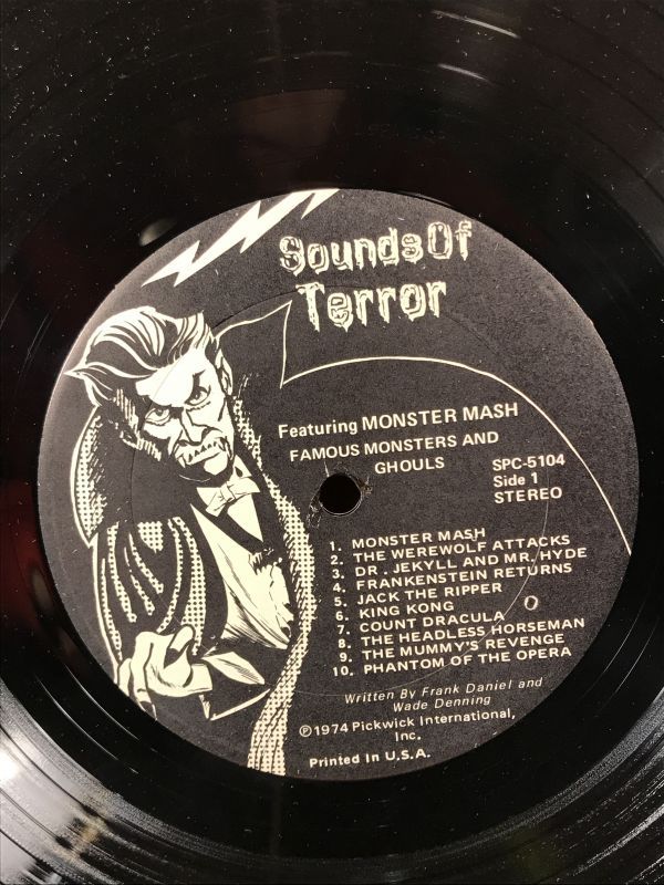 Monster Mash Sounds Of Terror Lp Record モンスターマッシュ ビンテージ レコード ホラー 70年代 Stimpy Vintage Collectible Toys スティンピー ビンテージ コレクタブル トイズ