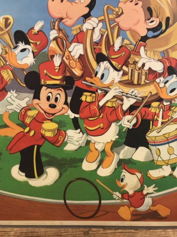 Walt Disney World Mickey Mouse Club March Place Mat ディズニーワールド ビンテージ ランチョンマット ミッキーマウス 70年代 Stimpy Vintage Collectible Toys スティンピー ビンテージ コレクタブル トイズ