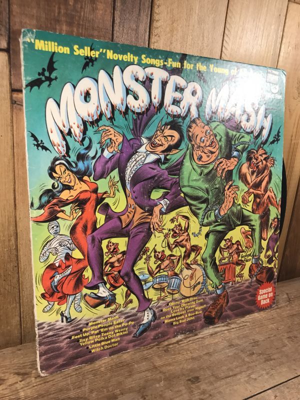 Monster Mash Lp Record モンスターマッシュ ビンテージ レコード ホラー 70年代 Stimpy Vintage Collectible Toys スティンピー ビンテージ コレクタブル トイズ