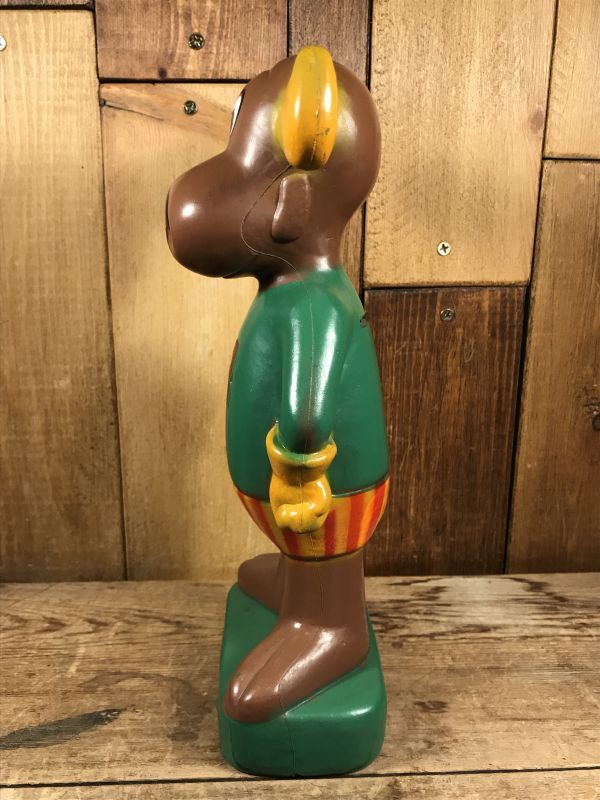 Rocky Bullwinkle Plastic Coin Bank ロッキー ブルウィンクル ビンテージ コインバンク 貯金箱 70年代 Stimpy Vintage Collectible Toys スティンピー ビンテージ コレクタブル トイズ