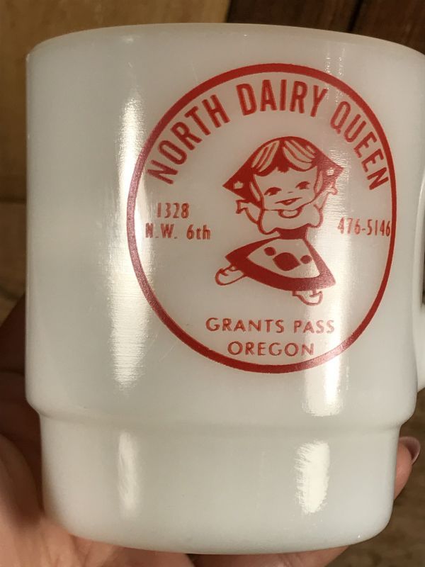 Fire King Dairy Queen Stacking Mug デイリークイーン ビンテージ