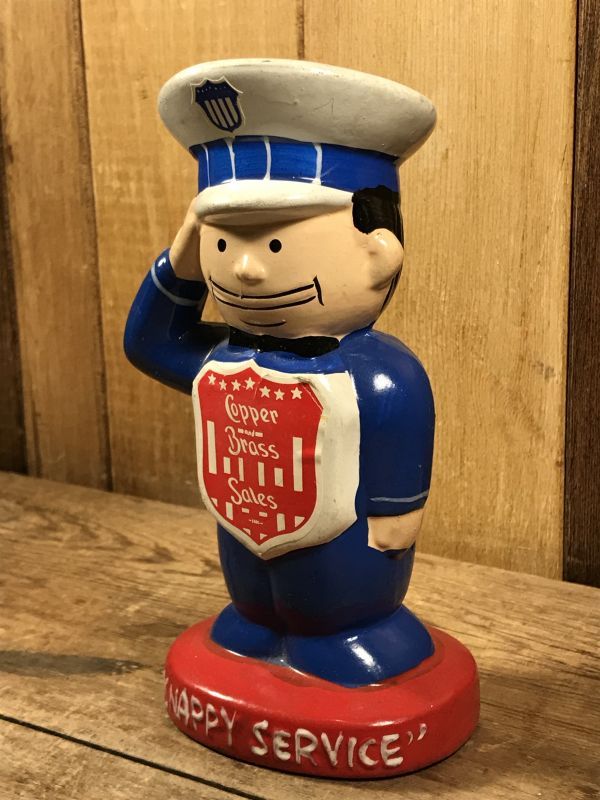1970's SNAPPY スナッピー サービス ビンテージ 貯金箱 陶器製