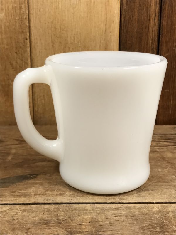 Fire King Mary Evelyn Donuts D-Handle Mug　ドーナツ屋　ビンテージ　ファイヤーキング　マグカップ　アドマグ　 60年代