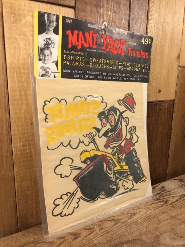 レア！MANI-YACK アイロン転写シート　ratfink レア！MANI-YACK アイロン転写シートratfink