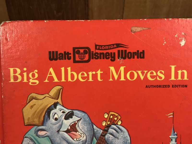 Walt Disney World Big Albert Moves In Book カントリーベア ビンテージ 絵本 ビッグアル ディズニー 70年代 Stimpy Vintage Collectible Toys スティンピー ビンテージ コレクタブル トイズ
