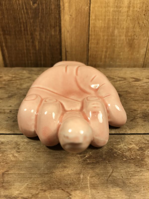 Fuck Sign Ceramic Ashtray ファックサイン ビンテージ アシュトレイ