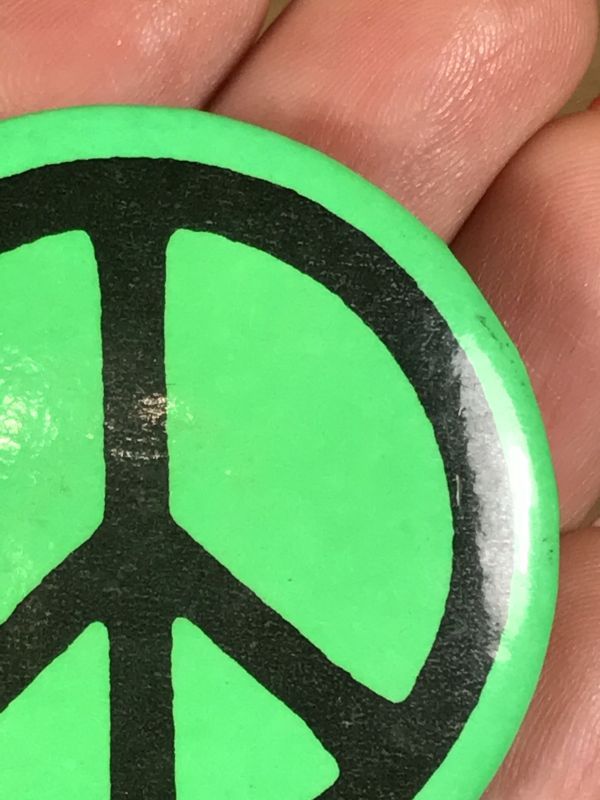 Peace Symbols Can Badge ピースマーク ビンテージ 缶バッジ ヒッピー 70年代 - STIMPY(Vintage  Collectible Toys）スティンピー(ビンテージ コレクタブル トイズ）