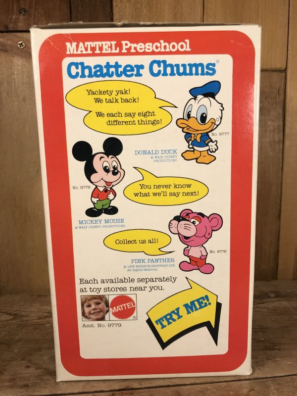 Mattel Talking “Mickey Mouse” Chatter Chums with Box ミッキー