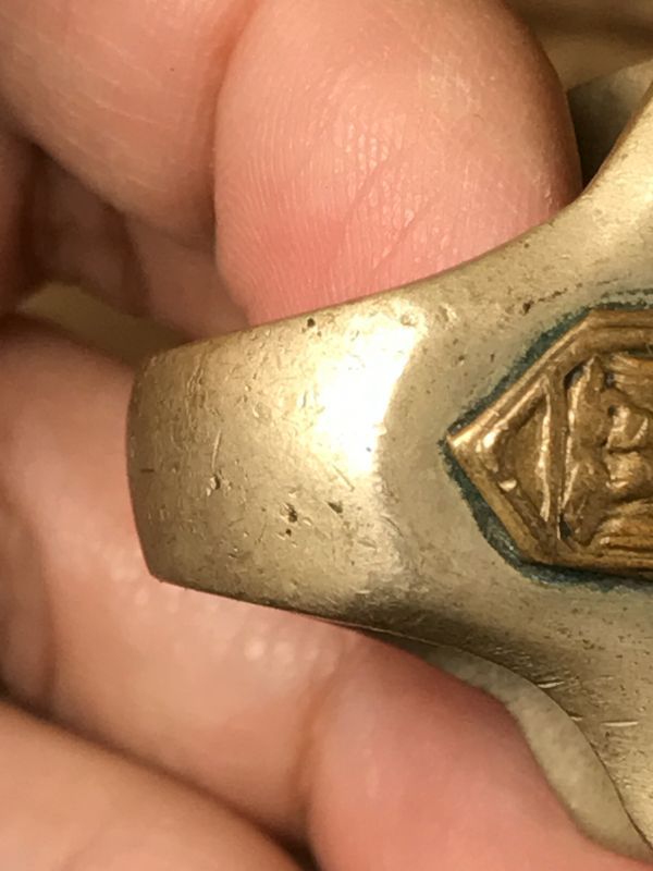 Skull and Crossbones Mexican Biker Ring スカル ビンテージ