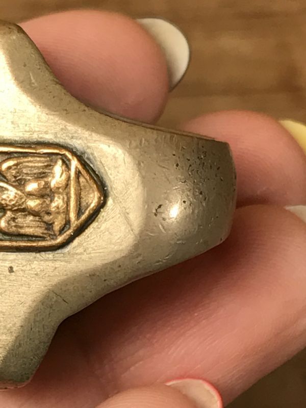 Skull and Crossbones Mexican Biker Ring スカル ビンテージ