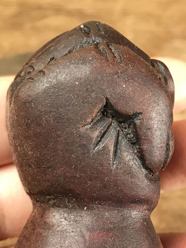 フラガール☆デッドストック☆ 木彫りの女性像フラガール木製像