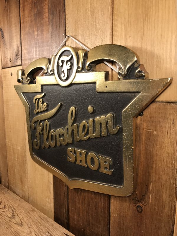 【年中無休】 The Florsheim Shoe Store Display Sign フローシャイム 看板