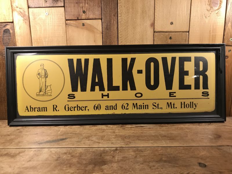 Walk-Over Shoes Frame Wall‐Hanging Sign ウォークオーバーシューズ