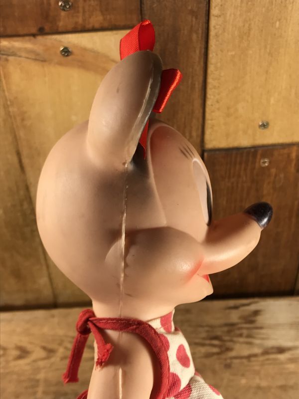 The Sun Rubber Minnie Mouse Rubber Doll ミニーマウス ビンテージ 