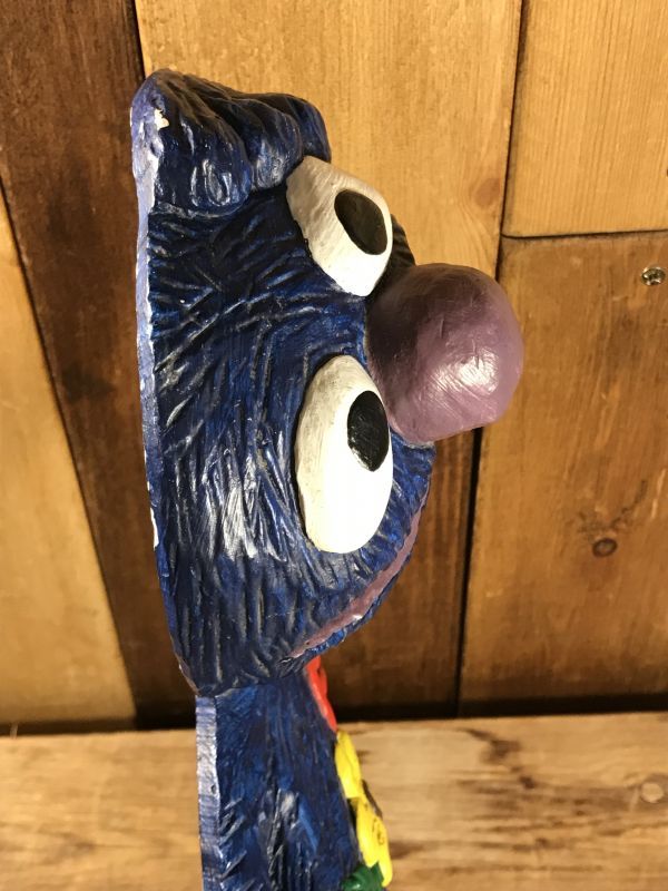 Sesame Street Grover Ceramic Wall Hanging グローバー ビンテージ 壁掛け セサミストリート 陶器 70年代 Stimpy Vintage Collectible Toys スティンピー ビンテージ コレクタブル トイズ