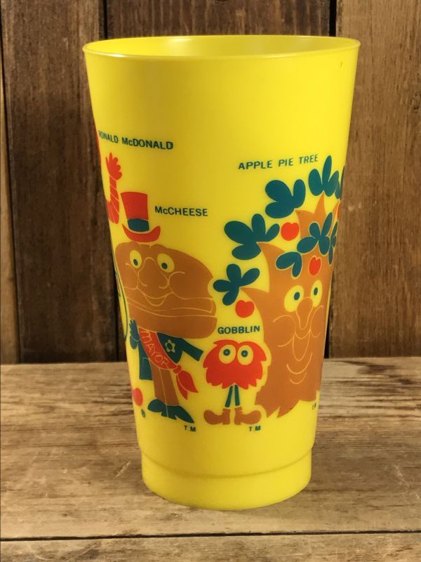 McDonalds Character Plastic Cup マクドナルド ビンテージ プラカップ