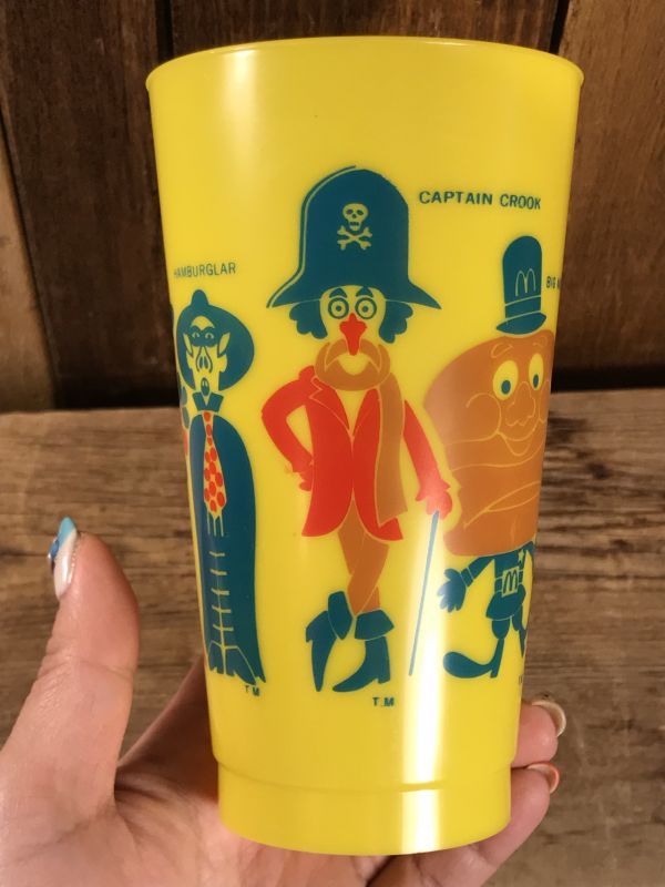 McDonalds Character Plastic Cup マクドナルド ビンテージ プラカップ