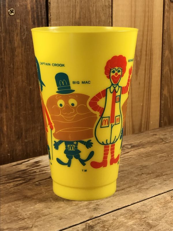 McDonalds Character Plastic Cup マクドナルド ビンテージ プラカップ