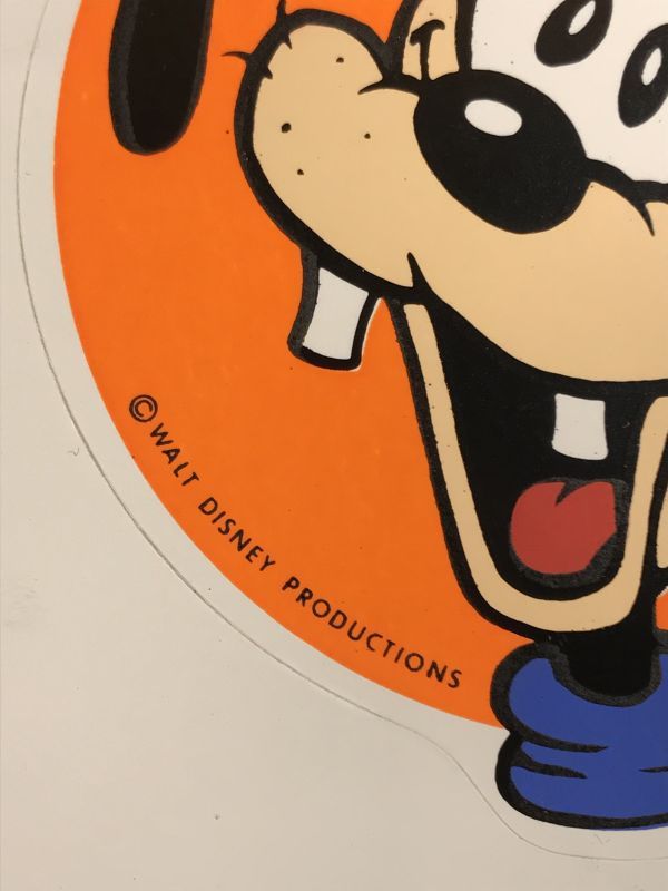 Walt Disney Character “Goofy” Sticker グーフィー ビンテージ