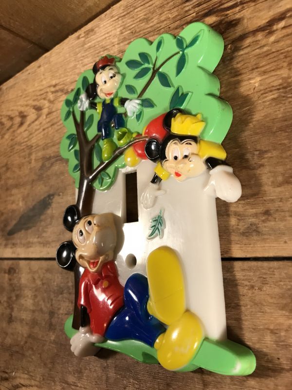 Walt Disney Mickey Mouse Switch Plate ミッキーマウス ビンテージ スイッチカバー ディズニー 70年代 Stimpy Vintage Collectible Toys スティンピー ビンテージ コレクタブル トイズ