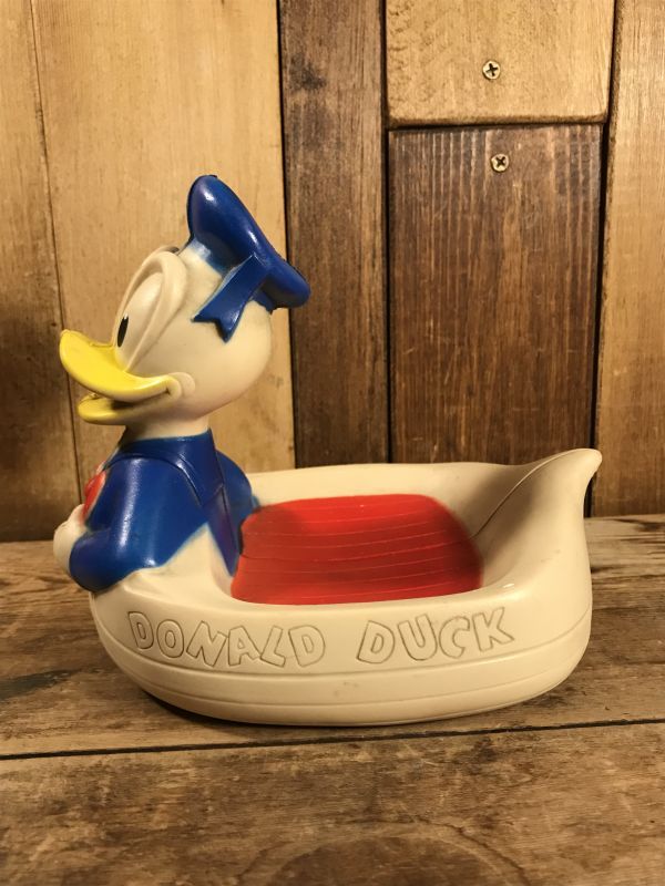Walt Disney Donald Duck Sun Rubber Soap Dish ドナルドダック ビンテージ ソープディッシュ ディズニー サンラバー 60年代 Stimpy Vintage Collectible Toys スティンピー ビンテージ コレクタブル トイズ
