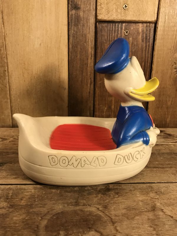 Walt Disney Donald Duck Sun Rubber Soap Dish ドナルドダック ビンテージ ソープディッシュ ディズニー サンラバー 60年代 Stimpy Vintage Collectible Toys スティンピー ビンテージ コレクタブル トイズ