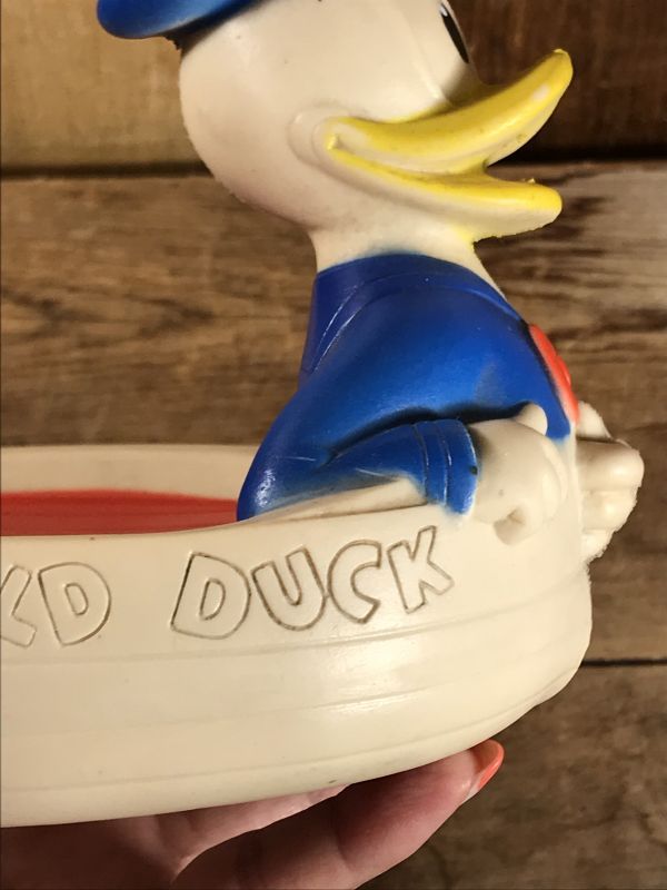 Walt Disney Donald Duck Sun Rubber Soap Dish ドナルドダック ビンテージ ソープディッシュ ディズニー サンラバー 60年代 Stimpy Vintage Collectible Toys スティンピー ビンテージ コレクタブル トイズ