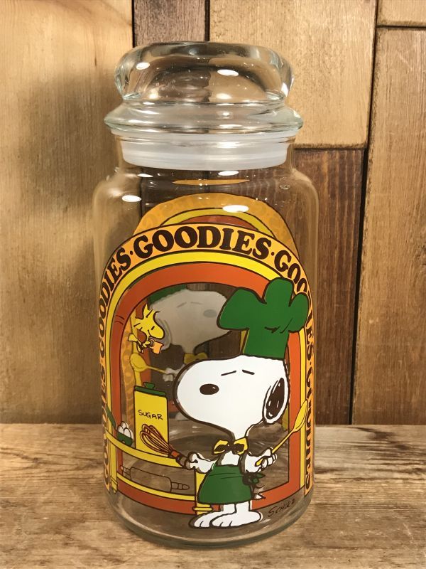 スヌーピー・アンカーホッキングガラス瓶 2個セット
