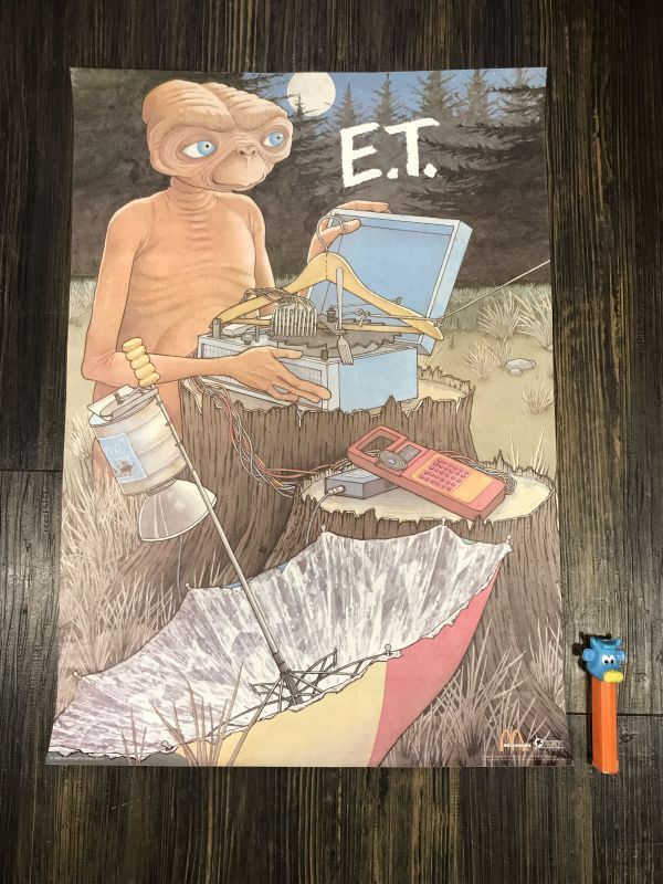 Mcdonald's E.T. Poster イーティー ビンテージ ポスター マクドナルド