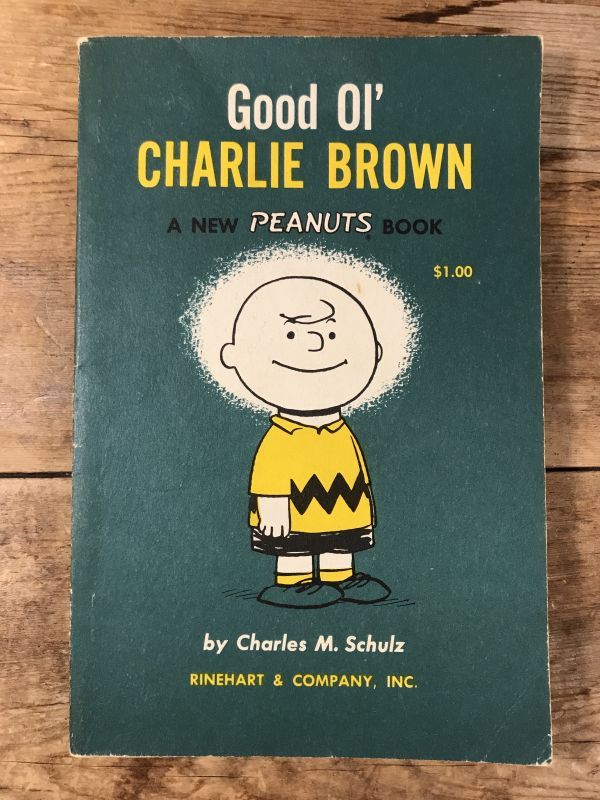 Good Ol Charlie Brown A New Peanuts Book チャーリーブラウン ビンテージ コミック スヌーピー 漫画 60年代 Stimpy Vintage Collectible Toys スティンピー ビンテージ コレクタブル トイズ