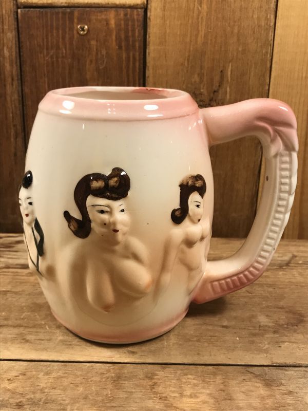 50's ピンナップ　マグカップ　ロカビリー  ヴィンテージ　日本製　ヌード