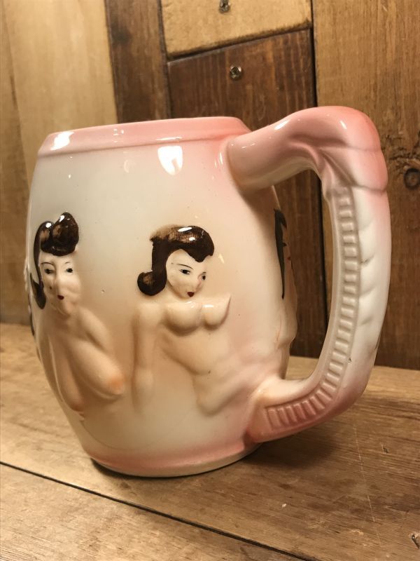 50's ピンナップ　マグカップ　ロカビリー  ヴィンテージ　日本製　ヌード