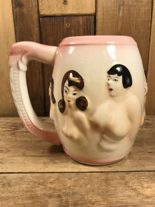 50's ピンナップ　マグカップ　ロカビリー  ヴィンテージ　日本製　ヌード